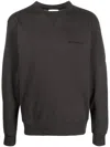 Isabel Marant Marant Relaxed-fit Black Sweatshirt With Subtle Logo In Black
