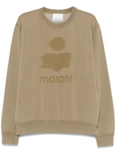 Isabel Marant Mikoy Logo-print Cotton-blend Jersey Sweatshirt In Unknown