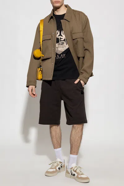 Isabel Marant Marant ‘mahelo' Shorts With Logo In Black