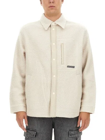 Isabel Marant Long-sleeved Button Jacket In White