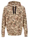 Isabel Marant Hooded Drawstring Sweater Printed Pattern