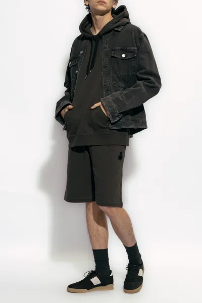 Isabel Marant Marant ‘matte' Hoodie In Black