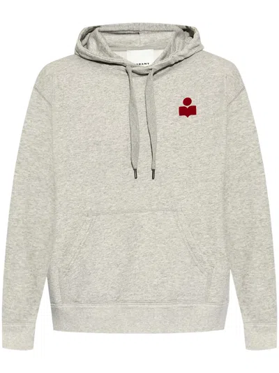 Isabel Marant Matte Hoodie In Grau