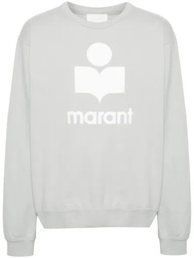 Isabel Marant Mikoy Logo-print Sweatshirt In Blue