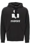 Isabel Marant Miley Flocked Logo Hoodie In Mixed Colours