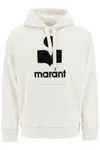 MARANT MARANT 'MILEY' HOODIE WITH FLOCKED LOGO