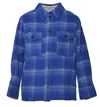 Isabel Marant Marant Navy Plaid Wool Gervon Jacket In Blue
