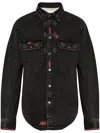 Isabel Marant Osco Denim Overshirt In Black