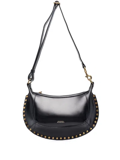 ISABEL MARANT OSKAN MOON SHOULDER BAG WITH STUDS