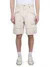 Isabel Marant Denim Shorts With Pockets And Belt Loops