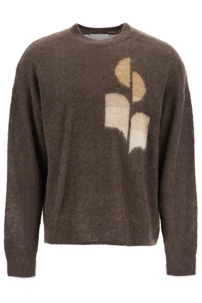 Marant Pullover Drany In Mohair In Brown