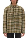 Isabel Marant Checkered Knit Jacket Brushed Finish In Multicolour