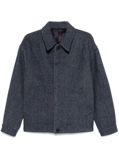Isabel Marant Simon Shirt Jacket In Blue