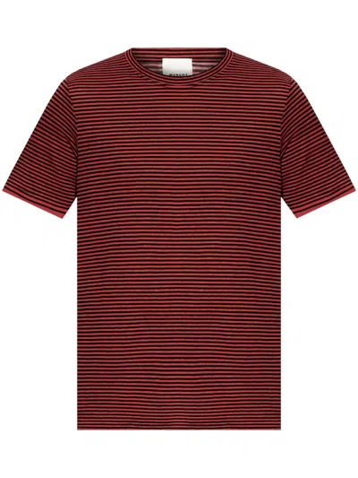 Isabel Marant Striped T-shirt In Red