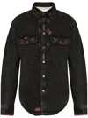Isabel Marant Osco Denim Overshirt In Black