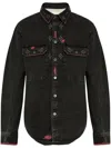 Isabel Marant Osco Denim Overshirt In Black