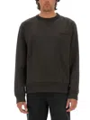 Isabel Marant Marant Relaxed-fit Black Sweatshirt With Subtle Logo In Black