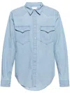 Isabel Marant Vasco Shirts Light Blue In Blau