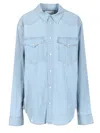 Isabel Marant Vasco Shirts Light Blue