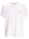 Isabel Marant Round Neckline Jersey T-shirt Shirt In White
