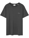 Isabel Marant Dark Grey Short Sleeve Cotton T-shirt In Gray