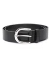 Isabel Marant Zaph Leather Belt In 黑色