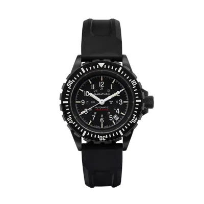 Marathon 41mm Anthracite Large Diver's Automatic Watch (gsar) In Black