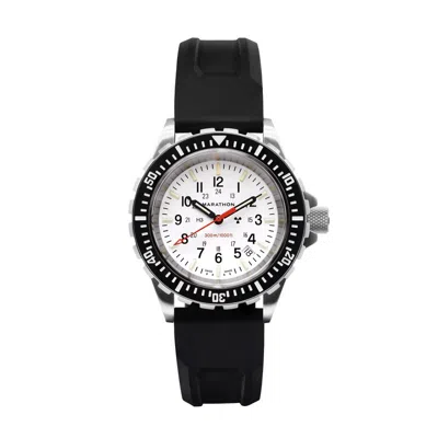 Marathon 41mm Arctic Edition Large Diver's Quartz (tsar) In Black