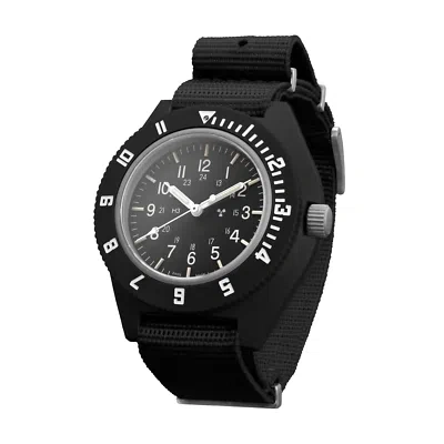 Pre-owned Marathon 41mm Black Pilot's Navigator High-impact Composite Fibreshell Quartz Wr