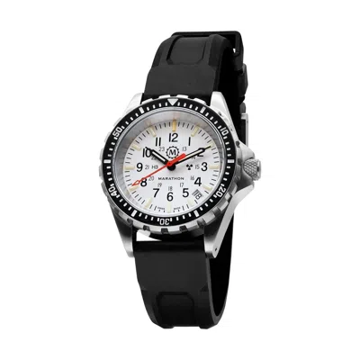 Pre-owned Marathon Artic Medium Tsar H3  Dive Watch, 36mm, 3-pc Swiss Strap -