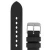 Marathon Two-piece Dive Strap Brushed Steel Black Unisex Straps Ws-rb-bkss-20 In Black