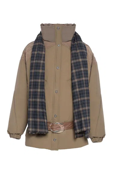 Marbell Amy Down Jacket In Brown