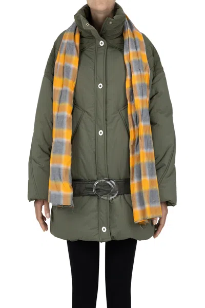 Marbell Amy Eco-friendly Down Jacket In Olive Green