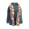 Marbell Amy Denim Jacket In Multi