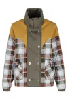Marbell Turtleneck Long-sleeved Jacket In Multi