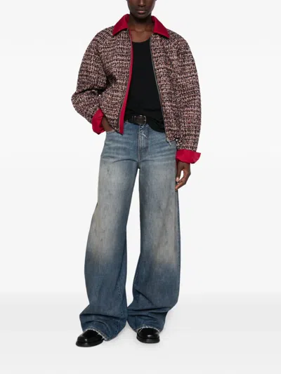 Marbell Kirsten Tweed Jacket In Brown