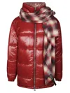 Marbell Lightweight Jacket With Smooth Fabric In Red