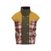 Marbell Red Polyamide Sleveless Jacket In Multi