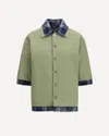 Marbell Bicolor Polyamide Jackets And Coat In Green