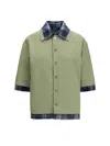 Marbell Bicolor Polyamide Jackets And Coat In Green
