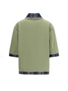 Marbell Bicolor Polyamide Jackets And Coat In Green
