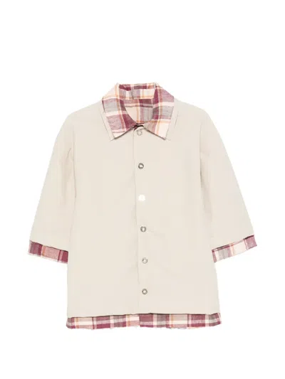 Marbell Peggy Bowling Shirt In Neutral