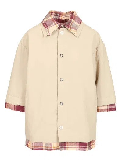 Marbell Peggy Bowling Shirt Shirts White In Neutral