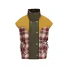 Marbell Red Polyamide Sleveless Jacket In Multi