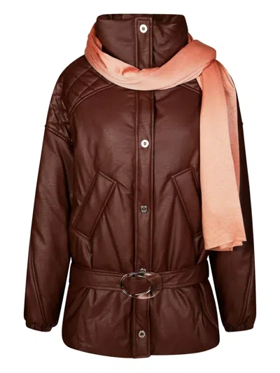 MARBELL 绗缝束腰外套