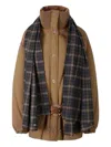 Marbell The Amy Layered Jacket In Brown