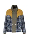 Marbell Turtleneck Long-sleeved Jacket In Multi