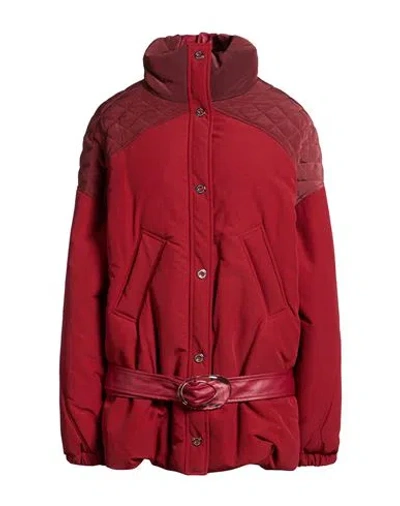 Marbell Woman Jacket Burgundy Size 1 Polyamide, Cotton In Red