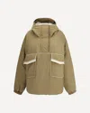 Marbell Zoe Anorak Jacket In Polyamide In Brown