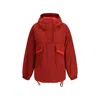 Marbell Zoe Anorak Jacket In Polyamide In Red